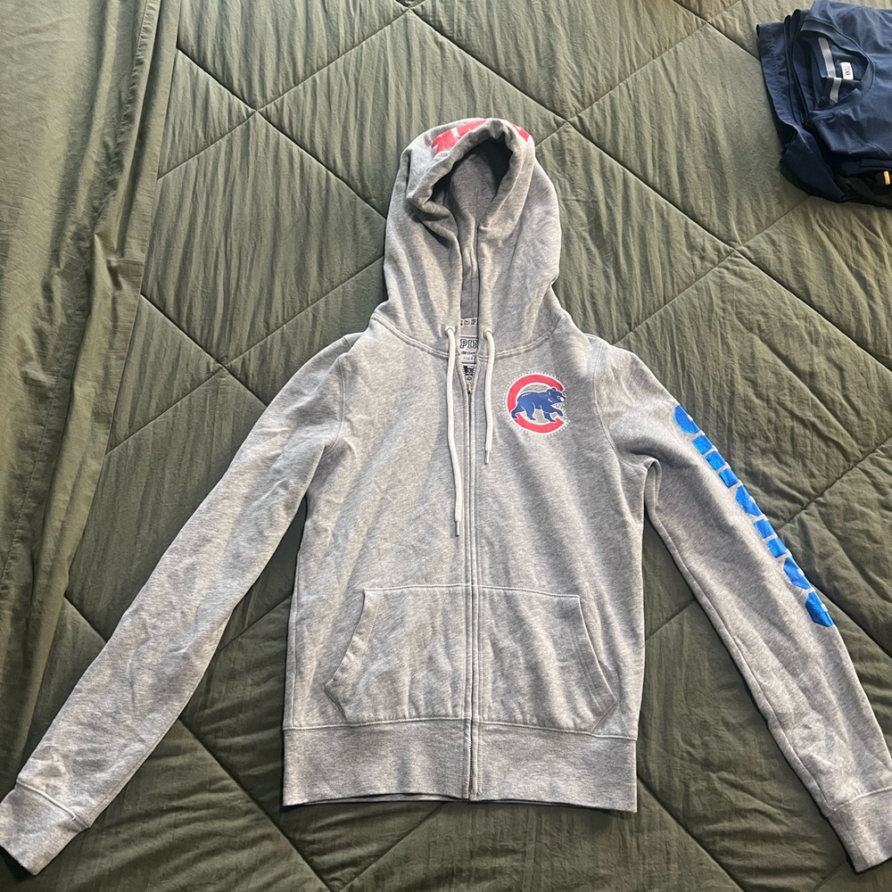 Chicago Cubs Victoria's Secret Gray Hoodie